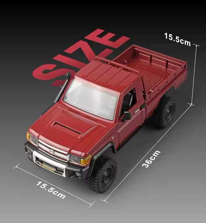 MN82  Camioneta Toyota Land Cruiser 4x4 Auto a Control Remoto Escala 1:12