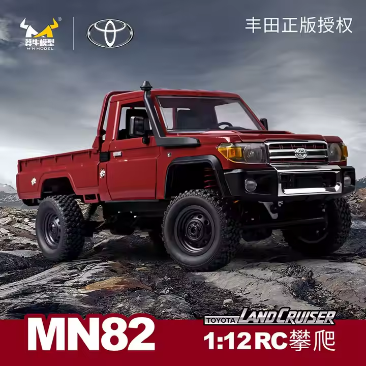 MN82  Camioneta Toyota Land Cruiser 4x4 Auto a Control Remoto Escala 1:12