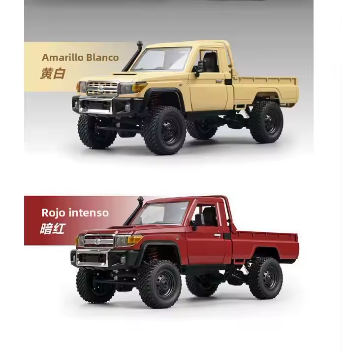 MN82  Camioneta Toyota Land Cruiser 4x4 Auto a Control Remoto Escala 1:12