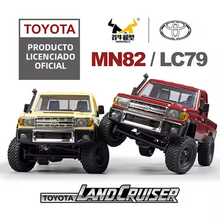 MN82  Camioneta Toyota Land Cruiser 4x4 Auto a Control Remoto Escala 1:12
