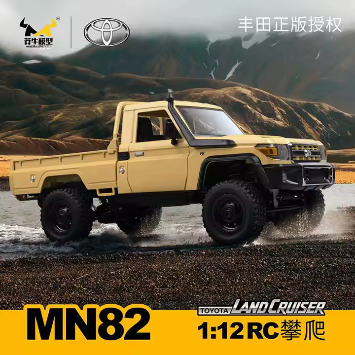 MN82  Camioneta Toyota Land Cruiser 4x4 Auto a Control Remoto Escala 1:12