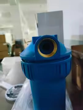 Porta Filtro Triple Azul 10" Conexión 3/4"